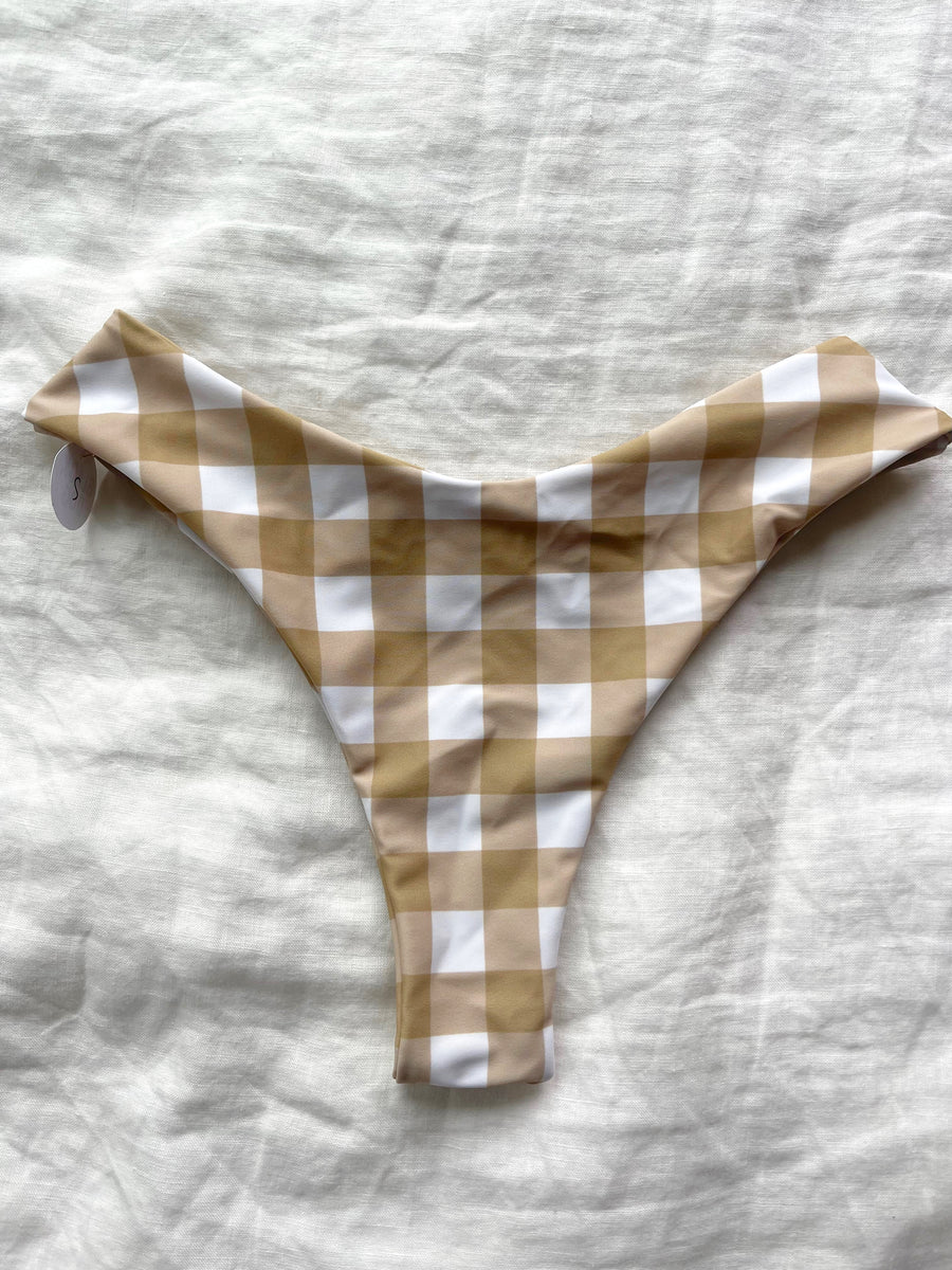 L Walden Thong bottom Black Dog Bikinis